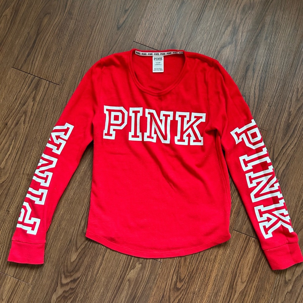 Pink Victoria’s Secret Christmas pjs set